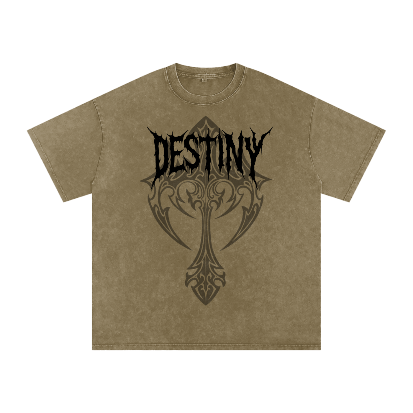 Mens 1970 Snow Washed Oversized Cotton T-Shirt