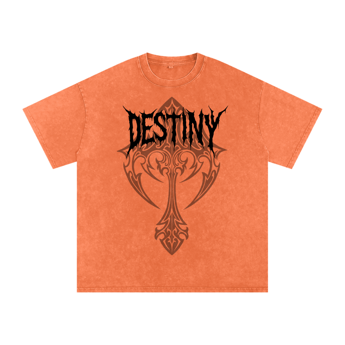Mens 1970 Snow Washed Oversized Cotton T-Shirt