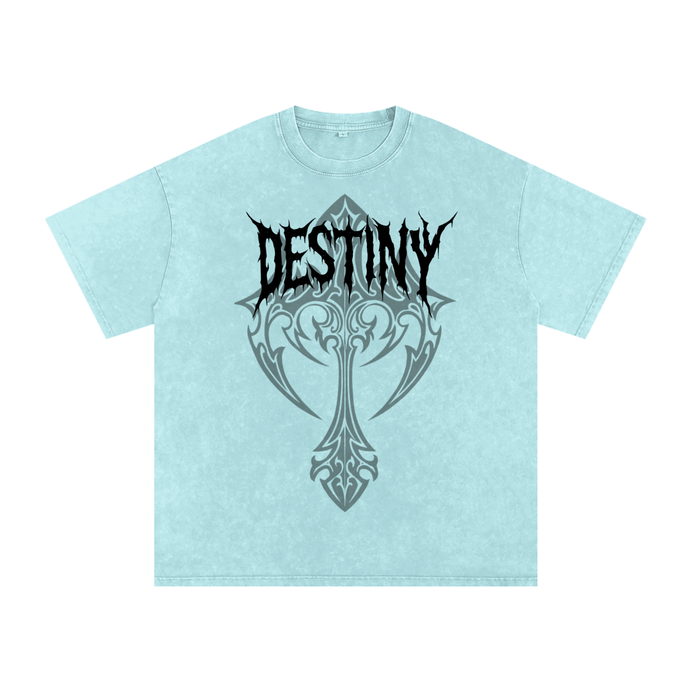 Mens 1970 Snow Washed Oversized Cotton T-Shirt