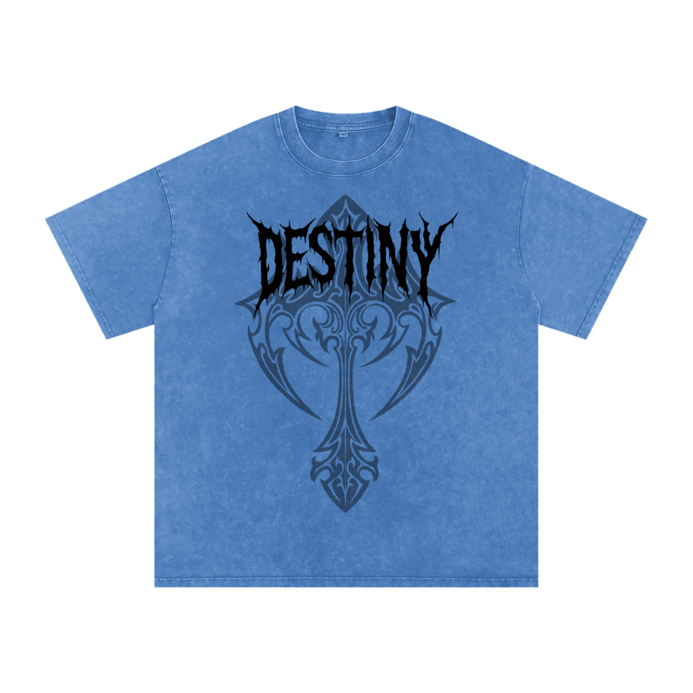 Mens 1970 Snow Washed Oversized Cotton T-Shirt