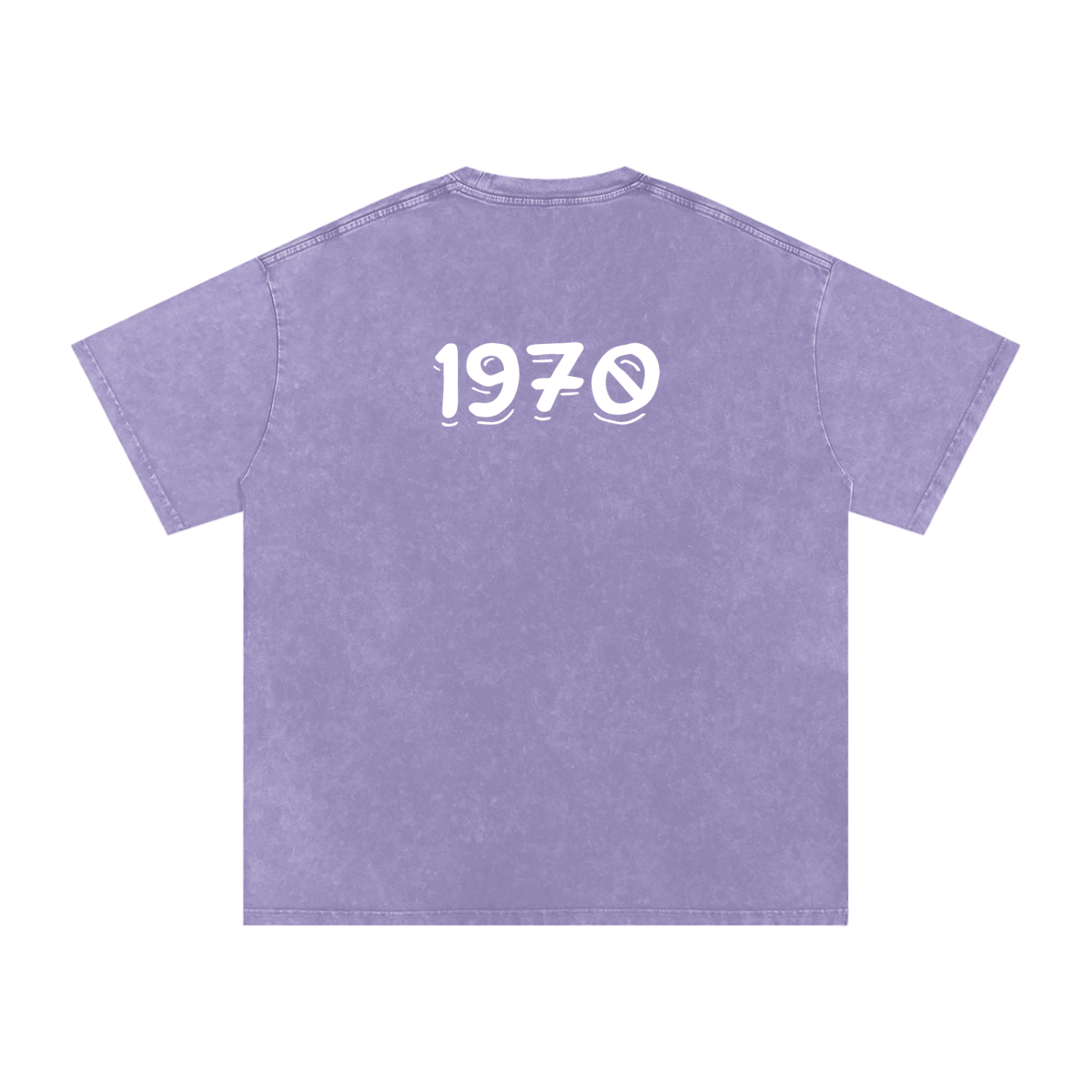 Mens 1970 Snow Washed Oversized Cotton T-Shirt