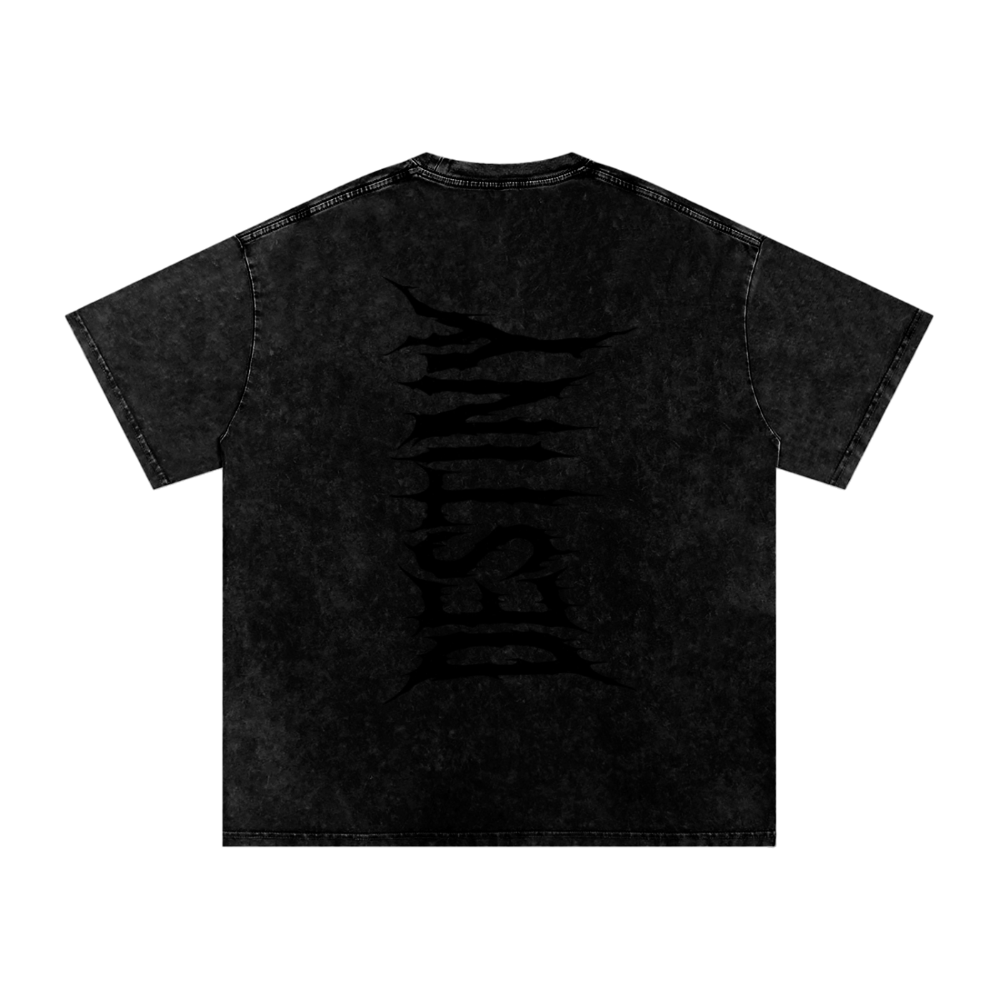 Mens DESTINY Snow Washed Oversized Cotton T-Shirt