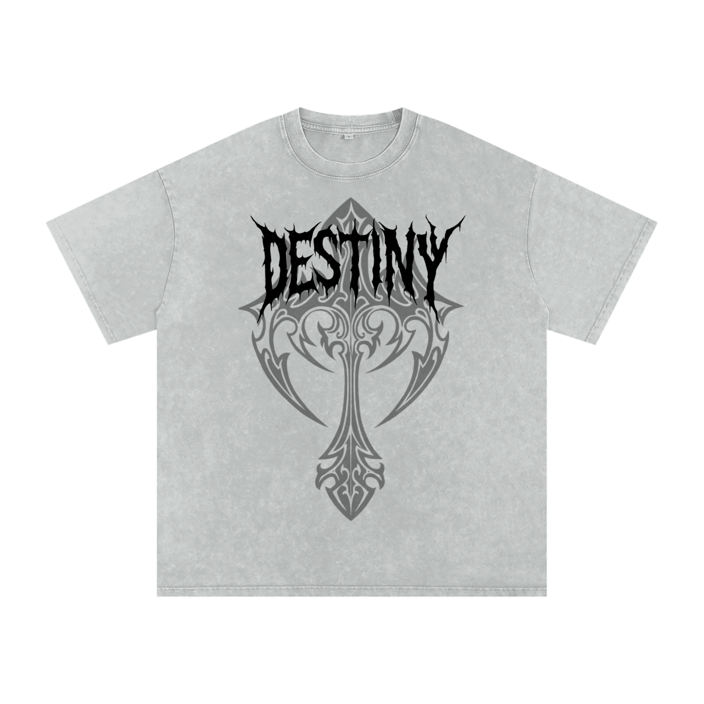 Mens 1970 Snow Washed Oversized Cotton T-Shirt