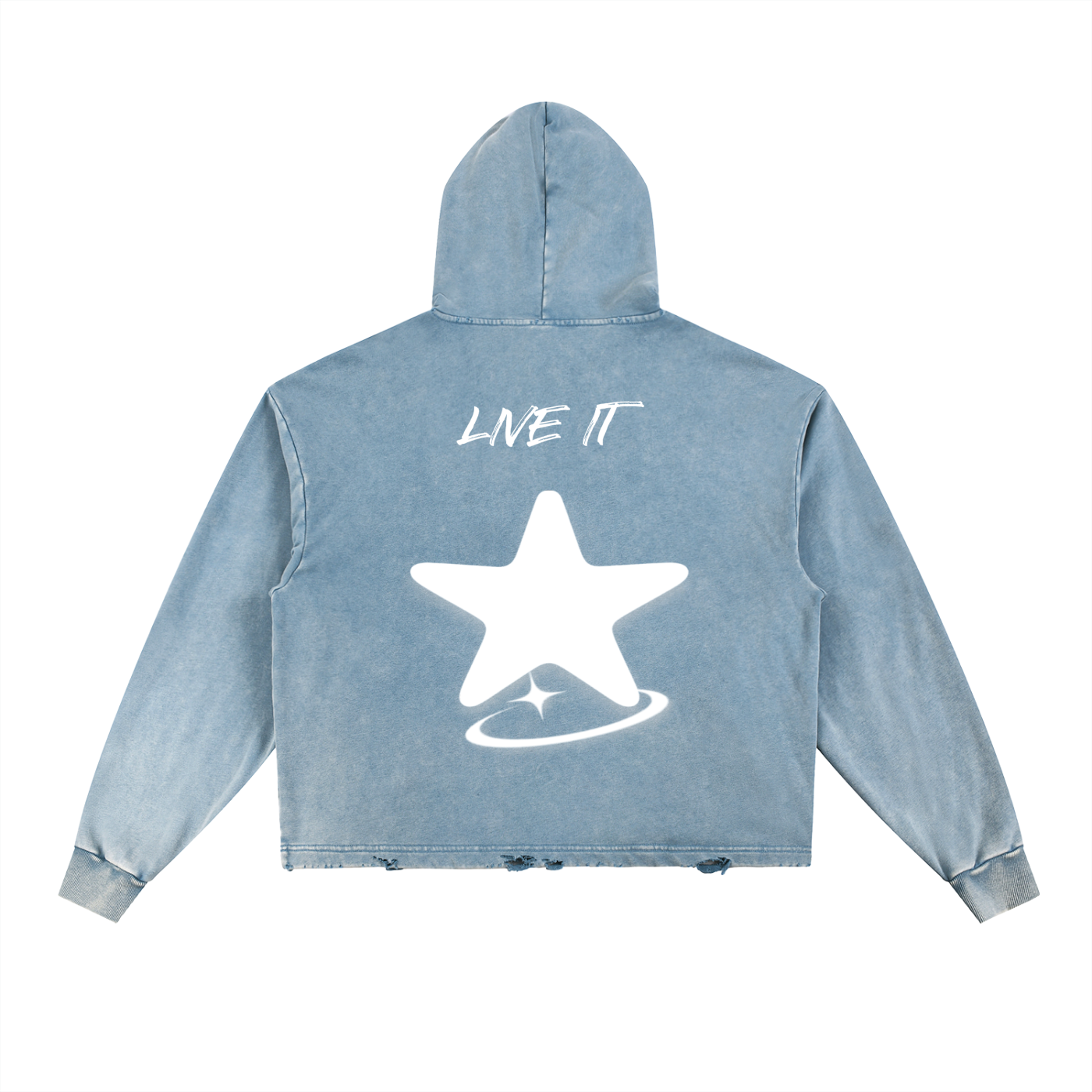 Mens New York Live It Hoodie