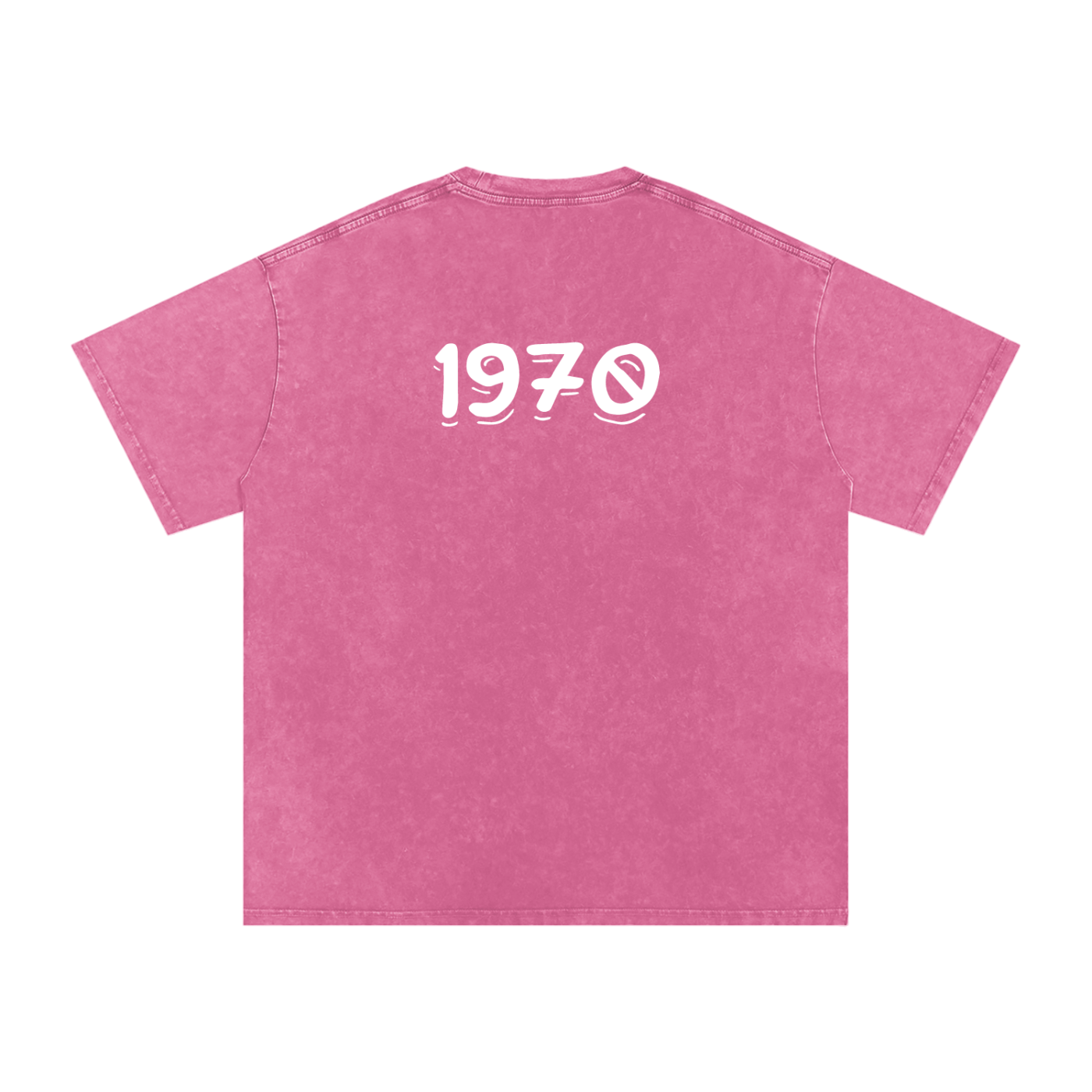 Mens 1970 Snow Washed Oversized Cotton T-Shirt