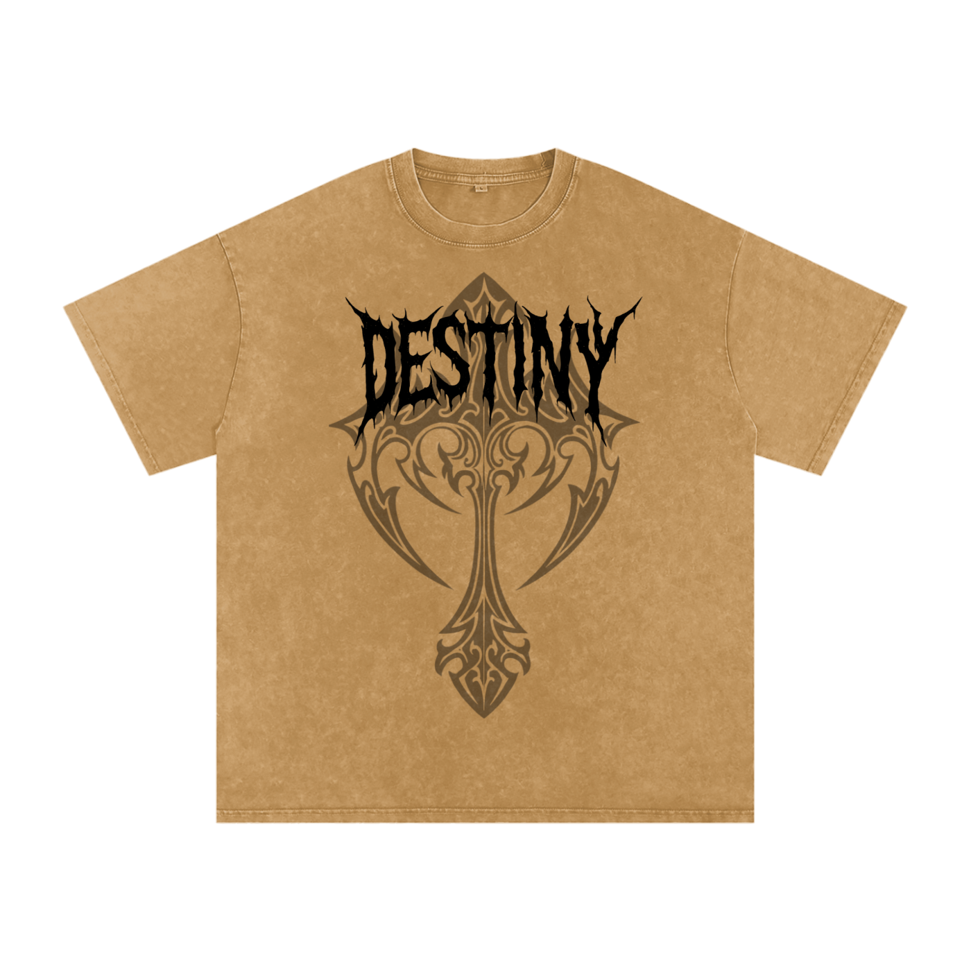 Mens 1970 Snow Washed Oversized Cotton T-Shirt