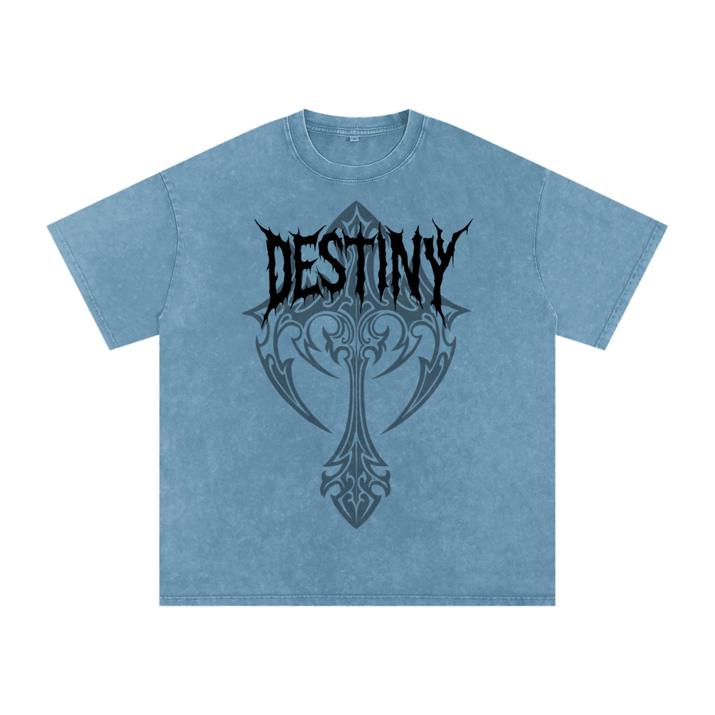 Mens 1970 Snow Washed Oversized Cotton T-Shirt