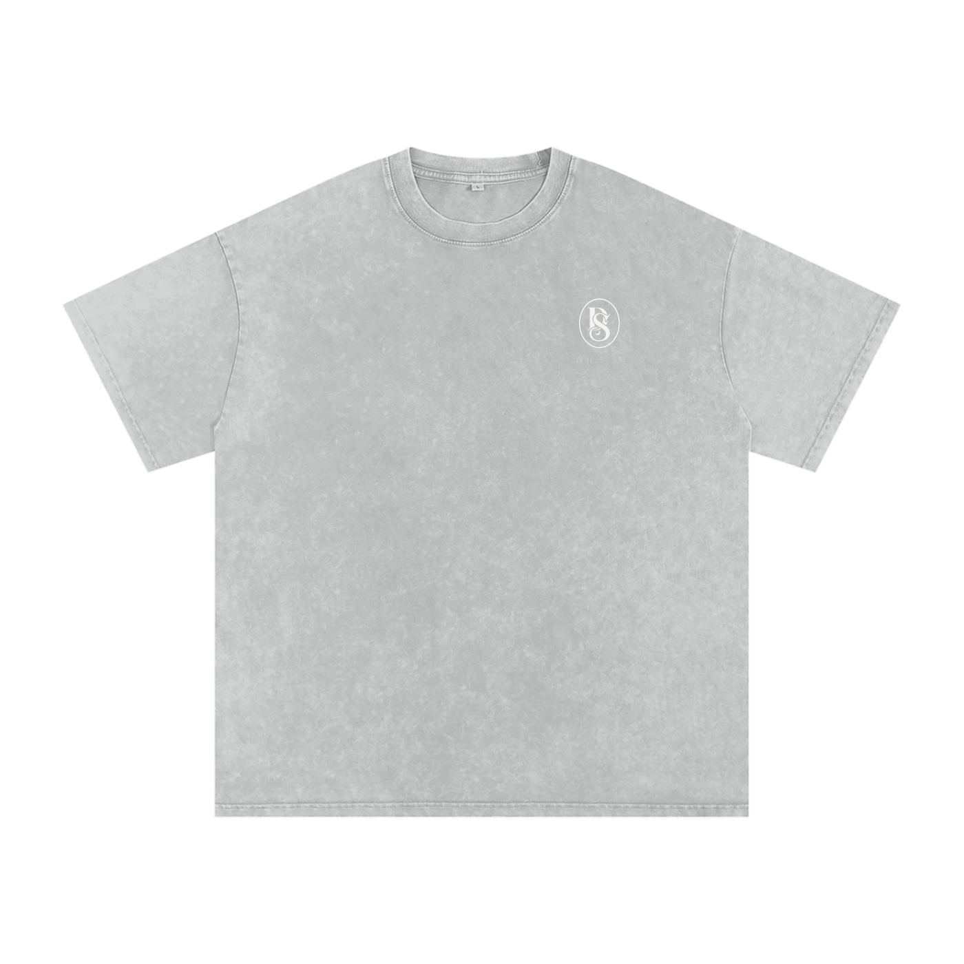 Mens DESTINY Snow Washed Oversized Cotton T-Shirt