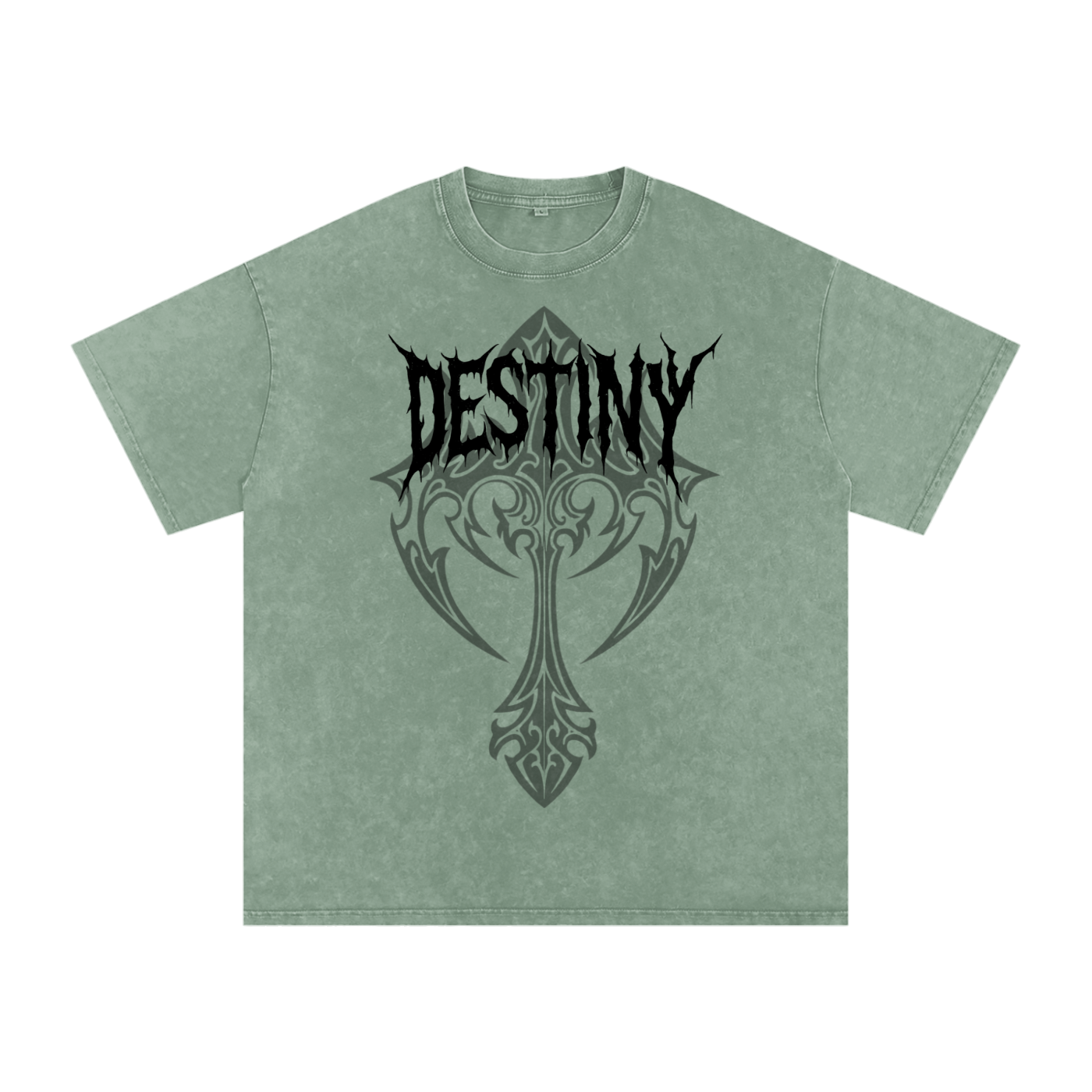 Mens 1970 Snow Washed Oversized Cotton T-Shirt