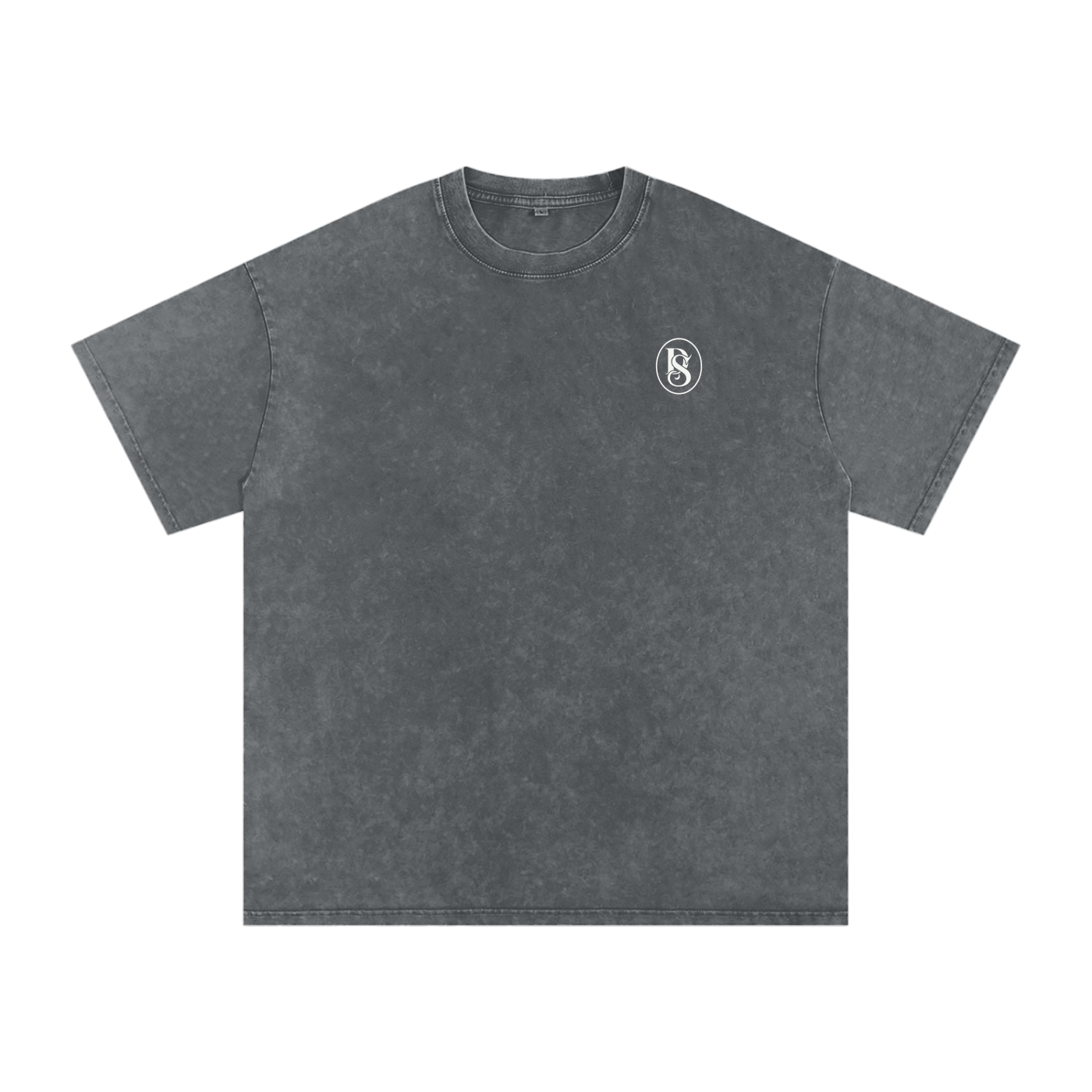 Mens DESTINY Snow Washed Oversized Cotton T-Shirt