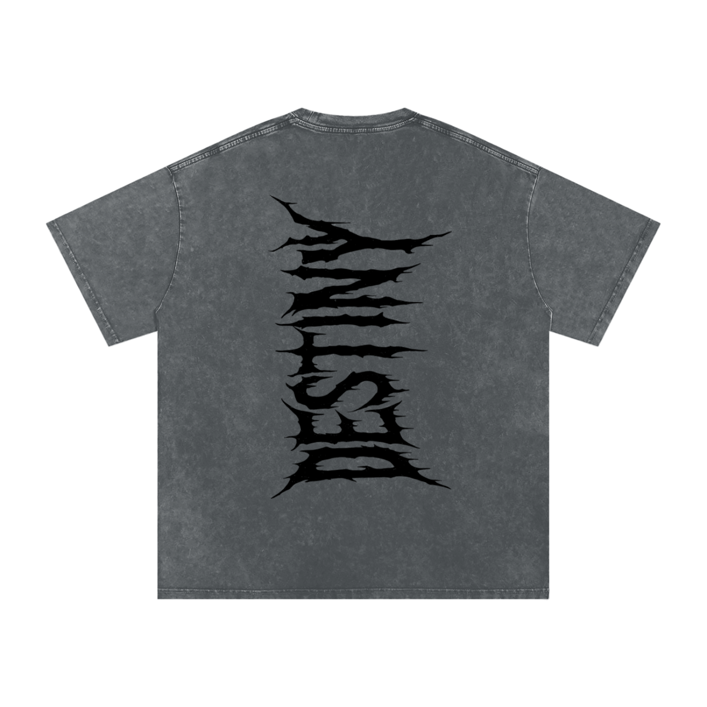 Mens DESTINY Snow Washed Oversized Cotton T-Shirt