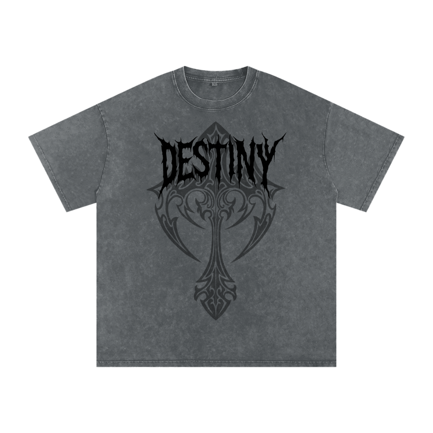 Mens 1970 Snow Washed Oversized Cotton T-Shirt